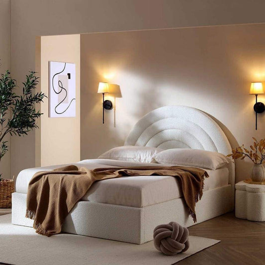 luxurious features bed